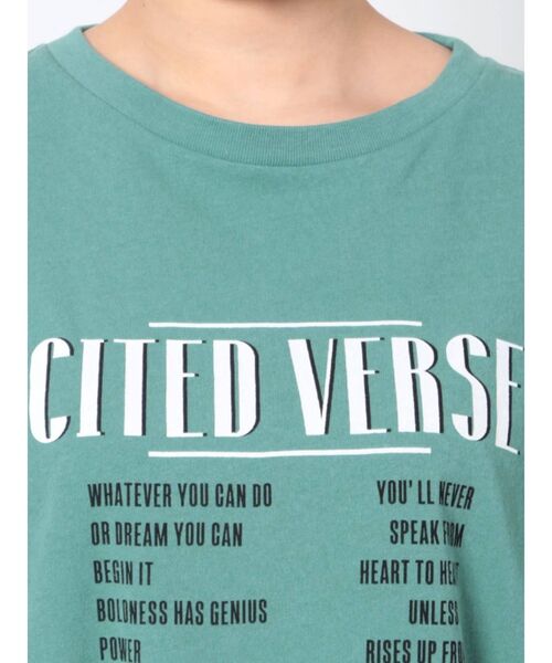 EMODA（エモダ）の「コレクションロゴTシャツ（Tシャツ/カットソー・レディース・ホワイト/ブラック/ブルー・FREE）」の18枚目の写真