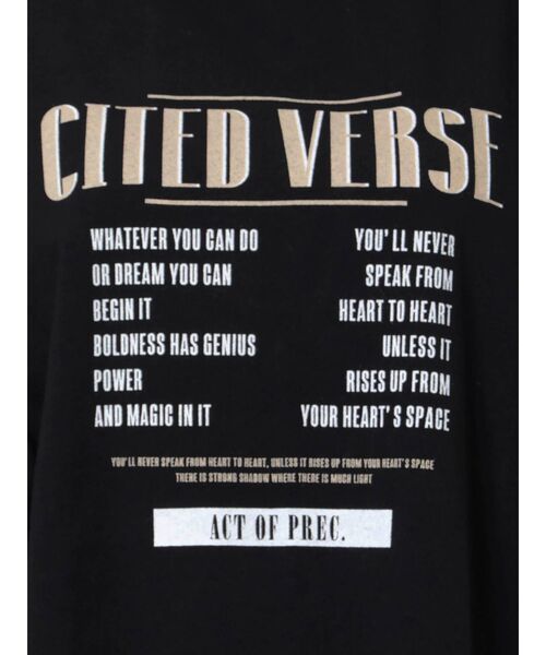 EMODA（エモダ）の「コレクションロゴTシャツ（Tシャツ/カットソー・レディース・ホワイト/ブラック/ブルー・FREE）」の22枚目の写真