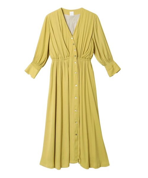 ELENDEEK(エレンディーク)の「2WAY Vネックソフトワンピース(ワンピース・レディース・ブラック/イエロー/ベージュ・01/02)」の13枚目の写真