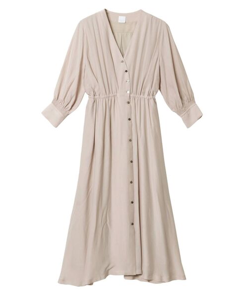 ELENDEEK(エレンディーク)の「2WAY Vネックソフトワンピース(ワンピース・レディース・ブラック/イエロー/ベージュ・01/02)」の14枚目の写真