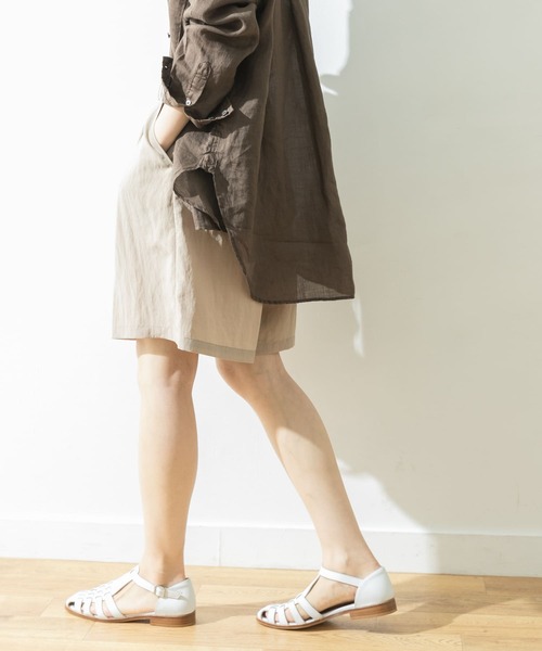 URBAN RESEARCH（アーバンリサーチ）の「タックショートパンツ（その他パンツ・レディース・ベージュ/ブルー系その他・38/36）」の13枚目の写真