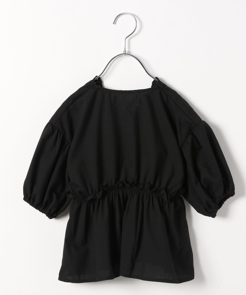 GLOBAL WORK（グローバルワーク）の「スカラップレースブラウス5分袖/キッズ/276857（シャツ/ブラウス・キッズ・ホワイト/ブラック・130cm/160cm/150cm/100cm/120cm/140cm/110cm）」の6枚目の写真