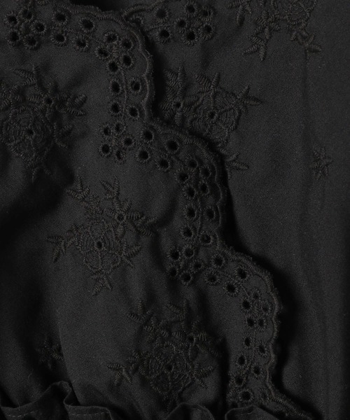 GLOBAL WORK（グローバルワーク）の「スカラップレースブラウス5分袖/キッズ/276857（シャツ/ブラウス・キッズ・ホワイト/ブラック・130cm/160cm/150cm/100cm/120cm/140cm/110cm）」の9枚目の写真