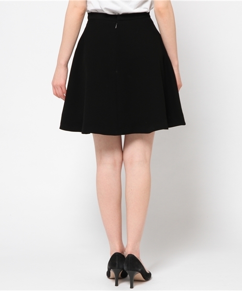 LIMITLESS LUXURY（リミットレスラグジュアリー）の「ダブルクロスフレアスカート。（スカート・レディース・ブラック系その他/ホワイト/ピンク・36/38）」の6枚目の写真