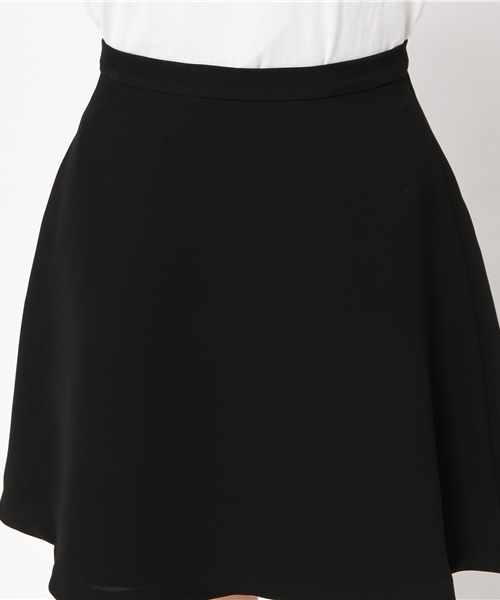 LIMITLESS LUXURY（リミットレスラグジュアリー）の「ダブルクロスフレアスカート。（スカート・レディース・ブラック系その他/ホワイト/ピンク・36/38）」の7枚目の写真