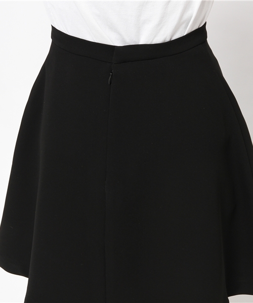 LIMITLESS LUXURY（リミットレスラグジュアリー）の「ダブルクロスフレアスカート。（スカート・レディース・ブラック系その他/ホワイト/ピンク・36/38）」の8枚目の写真