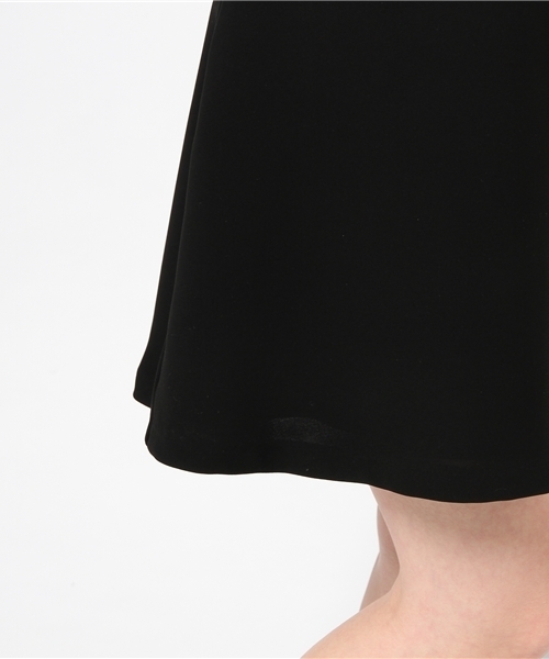 LIMITLESS LUXURY（リミットレスラグジュアリー）の「ダブルクロスフレアスカート。（スカート・レディース・ブラック系その他/ホワイト/ピンク・36/38）」の9枚目の写真