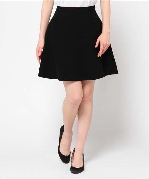 LIMITLESS LUXURY（リミットレスラグジュアリー）の「ダブルクロスフレアスカート。（スカート・レディース・ブラック系その他/ホワイト/ピンク・36/38）」の15枚目の写真