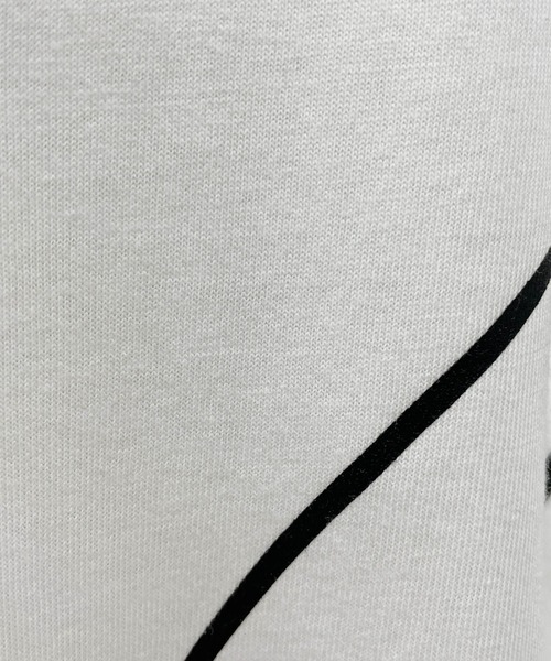 PICCIN（ピッチン）の「ナンバリングプリントTシャツ（Tシャツ/カットソー・レディース・オフホワイト/ブラック・M）」の9枚目の写真