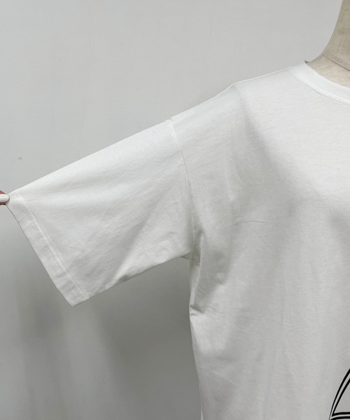 PICCIN（ピッチン）の「ナンバリングプリントTシャツ（Tシャツ/カットソー・レディース・オフホワイト/ブラック・M）」の13枚目の写真