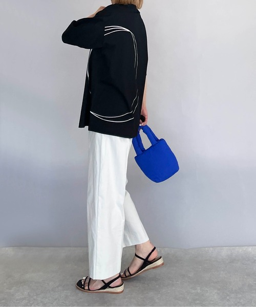 PICCIN（ピッチン）の「ナンバリングプリントTシャツ（Tシャツ/カットソー・レディース・オフホワイト/ブラック・M）」の19枚目の写真