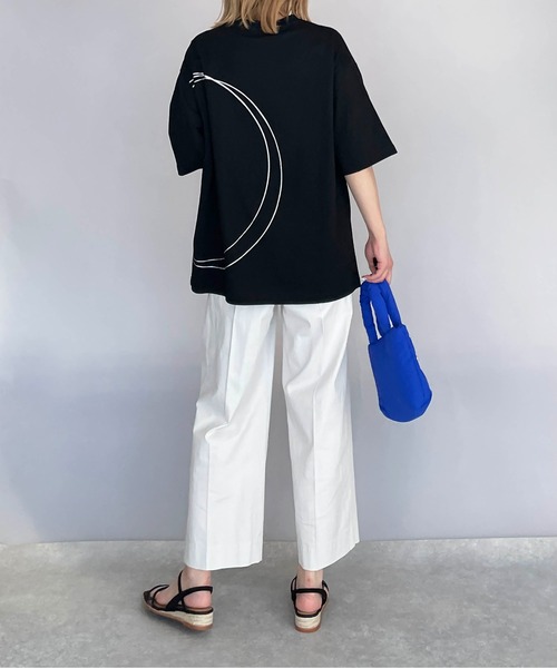 PICCIN（ピッチン）の「ナンバリングプリントTシャツ（Tシャツ/カットソー・レディース・オフホワイト/ブラック・M）」の18枚目の写真