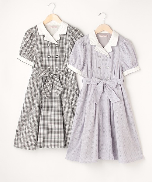 mezzo piano Junior（メゾピアノジュニア）の「開衿ダブルボタン