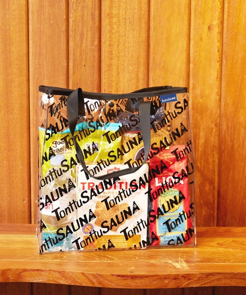 チャイハネ（チャイハネ）の「【チャイハネ】トントゥサウナビニールバッグ（トートバッグ・レディース・ブラック/オレンジ/ブルー・FREE）」の15枚目の写真