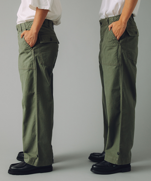 JOURNAL STANDARD(ジャーナルスタンダード)の「【VSシリーズ】 バックサテンベイカー REG パンツ(カーゴパンツ・メンズ・カーキ・LARGE/MEDIUM)」の17枚目の写真