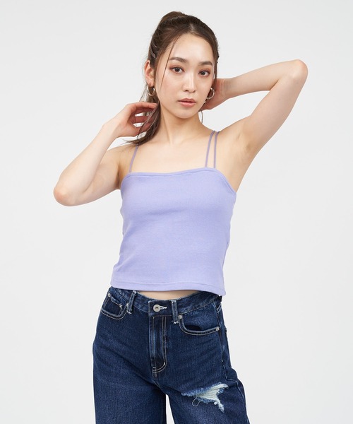 SPIRALGIRL(スパイラルガール)の「バストオープンカットトップス(Tシャツ/カットソー・レディース・ホワイト/ブラック/パープル・FREE)」の10枚目の写真