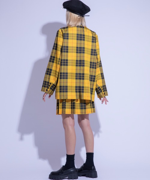 Candy Stripper(キャンディストリッパー)の「SAUCY DOUBLE ジャケット(その他アウター・レディース・ブラック/グリーン/イエロー・2)」の5枚目の写真