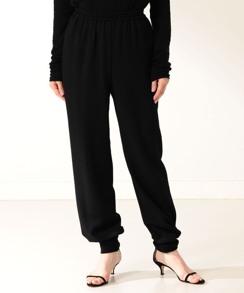 Demi-Luxe BEAMS(デミルクス ビームス)の「Demi-Luxe BEAMS / バラシャ ジョガーパンツ(その他パンツ・レディース・ブラック/ネイビー・38/36)」の4枚目の写真