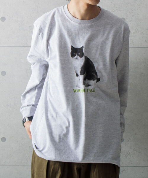 GLOSTER(グロスター)の「《新柄&新色追加!!》【GLOSTER/グロスター】DOG&CAT 犬猫プリントロンT(Tシャツ/カットソー・メンズ・ホワイト系その他/ホワイト系その他2/ホワイト系その他3/ホワイト系その他4/ホワイト系その他5/ホワイト系その他6/グレー系その他/グレー系その他2/グレー系その他3/グレー系その他4/グレー系その他5/グレー系その他6・M/L/XL)」の14枚目の写真