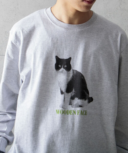 GLOSTER(グロスター)の「《新柄&新色追加!!》【GLOSTER/グロスター】DOG&CAT 犬猫プリントロンT(Tシャツ/カットソー・メンズ・ホワイト系その他/ホワイト系その他2/ホワイト系その他3/ホワイト系その他4/ホワイト系その他5/ホワイト系その他6/グレー系その他/グレー系その他2/グレー系その他3/グレー系その他4/グレー系その他5/グレー系その他6・M/L/XL)」の15枚目の写真