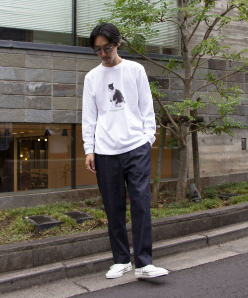 GLOSTER(グロスター)の「《新柄&新色追加!!》【GLOSTER/グロスター】DOG&CAT 犬猫プリントロンT(Tシャツ/カットソー・メンズ・ホワイト系その他/ホワイト系その他2/ホワイト系その他3/ホワイト系その他4/ホワイト系その他5/ホワイト系その他6/グレー系その他/グレー系その他2/グレー系その他3/グレー系その他4/グレー系その他5/グレー系その他6・M/L/XL)」の16枚目の写真