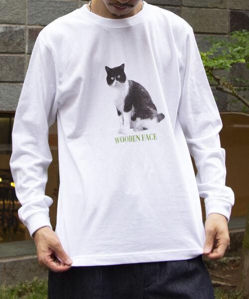 GLOSTER(グロスター)の「《新柄&新色追加!!》【GLOSTER/グロスター】DOG&CAT 犬猫プリントロンT(Tシャツ/カットソー・メンズ・ホワイト系その他/ホワイト系その他2/ホワイト系その他3/ホワイト系その他4/ホワイト系その他5/ホワイト系その他6/グレー系その他/グレー系その他2/グレー系その他3/グレー系その他4/グレー系その他5/グレー系その他6・M/L/XL)」の17枚目の写真