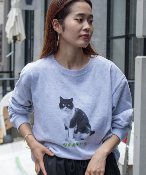 GLOSTER(グロスター)の「《新柄&新色追加!!》【GLOSTER/グロスター】DOG&CAT 犬猫プリントロンT(Tシャツ/カットソー・メンズ・ホワイト系その他/ホワイト系その他2/ホワイト系その他3/ホワイト系その他4/ホワイト系その他5/ホワイト系その他6/グレー系その他/グレー系その他2/グレー系その他3/グレー系その他4/グレー系その他5/グレー系その他6・M/L/XL)」の20枚目の写真