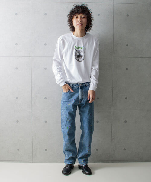 GLOSTER(グロスター)の「《新柄&新色追加!!》【GLOSTER/グロスター】DOG&CAT 犬猫プリントロンT(Tシャツ/カットソー・メンズ・ホワイト系その他/ホワイト系その他2/ホワイト系その他3/ホワイト系その他4/ホワイト系その他5/ホワイト系その他6/グレー系その他/グレー系その他2/グレー系その他3/グレー系その他4/グレー系その他5/グレー系その他6・M/L/XL)」の22枚目の写真