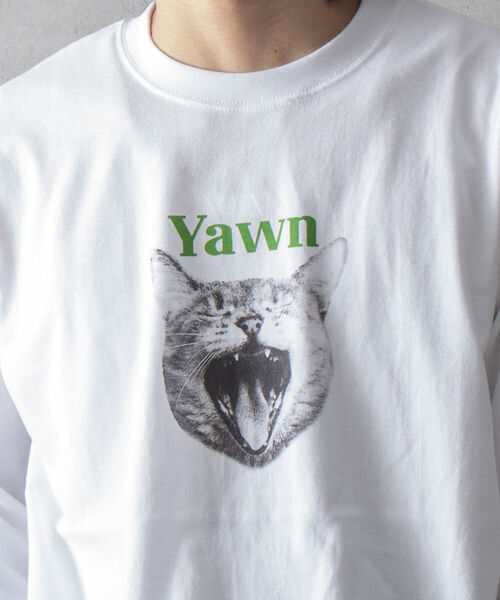 GLOSTER(グロスター)の「《新柄&新色追加!!》【GLOSTER/グロスター】DOG&CAT 犬猫プリントロンT(Tシャツ/カットソー・メンズ・ホワイト系その他/ホワイト系その他2/ホワイト系その他3/ホワイト系その他4/ホワイト系その他5/ホワイト系その他6/グレー系その他/グレー系その他2/グレー系その他3/グレー系その他4/グレー系その他5/グレー系その他6・M/L/XL)」の2枚目の写真