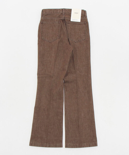SERGE de bleu（サージ）の「SERGE de bleu | 〈別注〉フレアデニム BROWNFADE WOMEN（デニムパンツ・レディース・ブラウン・25/23/24）」の2枚目の写真