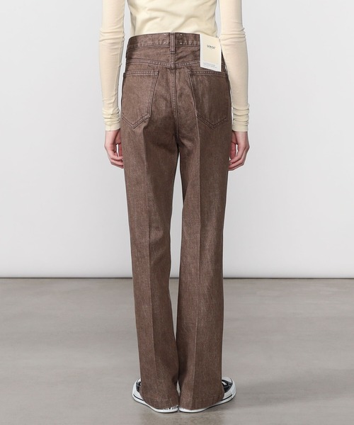 SERGE de bleu（サージ）の「SERGE de bleu | 〈別注〉フレアデニム BROWNFADE WOMEN（デニムパンツ・レディース・ブラウン・25/23/24）」の10枚目の写真