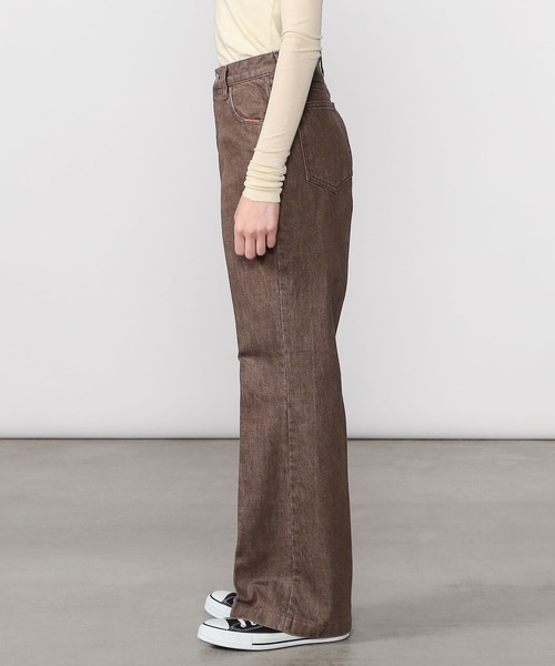SERGE de bleu（サージ）の「SERGE de bleu | 〈別注〉フレアデニム BROWNFADE WOMEN（デニムパンツ・レディース・ブラウン・25/23/24）」の11枚目の写真