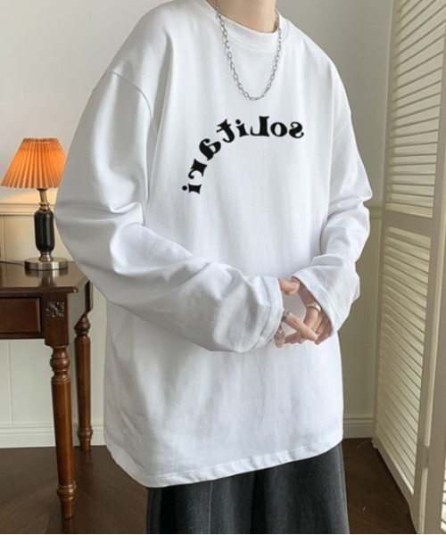 MGV（エムジーヴィー）の「デザインフォントロンT（Tシャツ/カットソー・メンズ・グレー/ダークグレー/ブルー/ホワイト/ブラック・MEDIUM/LARGE/X-LARGE）」の2枚目の写真