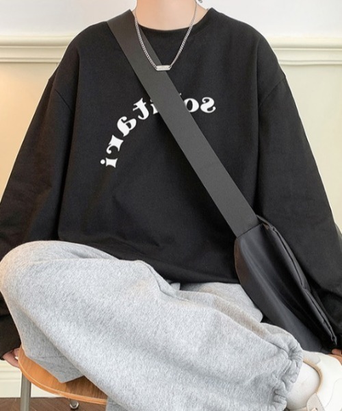 MGV（エムジーヴィー）の「デザインフォントロンT（Tシャツ/カットソー・メンズ・グレー/ダークグレー/ブルー/ホワイト/ブラック・MEDIUM/LARGE/X-LARGE）」の7枚目の写真
