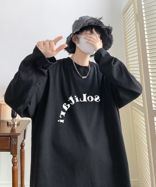 MGV（エムジーヴィー）の「デザインフォントロンT（Tシャツ/カットソー・メンズ・グレー/ダークグレー/ブルー/ホワイト/ブラック・MEDIUM/LARGE/X-LARGE）」の8枚目の写真