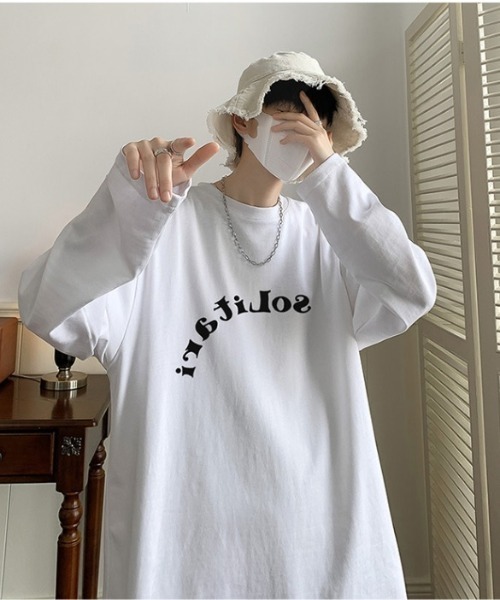 MGV（エムジーヴィー）の「デザインフォントロンT（Tシャツ/カットソー・メンズ・グレー/ダークグレー/ブルー/ホワイト/ブラック・MEDIUM/LARGE/X-LARGE）」の9枚目の写真