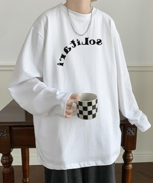 MGV（エムジーヴィー）の「デザインフォントロンT（Tシャツ/カットソー・メンズ・グレー/ダークグレー/ブルー/ホワイト/ブラック・MEDIUM/LARGE/X-LARGE）」の10枚目の写真