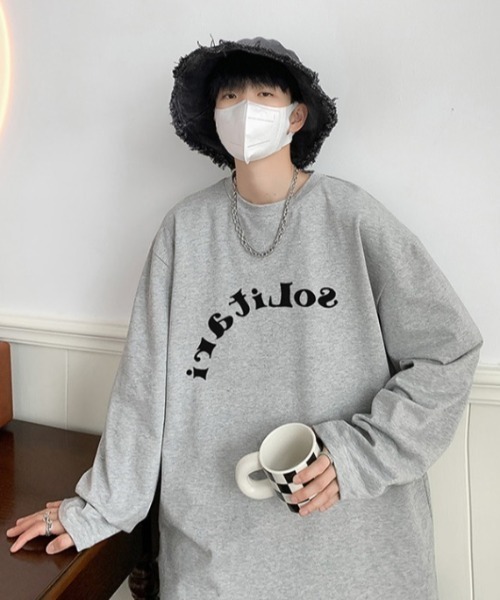 MGV（エムジーヴィー）の「デザインフォントロンT（Tシャツ/カットソー・メンズ・グレー/ダークグレー/ブルー/ホワイト/ブラック・MEDIUM/LARGE/X-LARGE）」の12枚目の写真