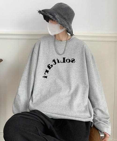 MGV（エムジーヴィー）の「デザインフォントロンT（Tシャツ/カットソー・メンズ・グレー/ダークグレー/ブルー/ホワイト/ブラック・MEDIUM/LARGE/X-LARGE）」の13枚目の写真
