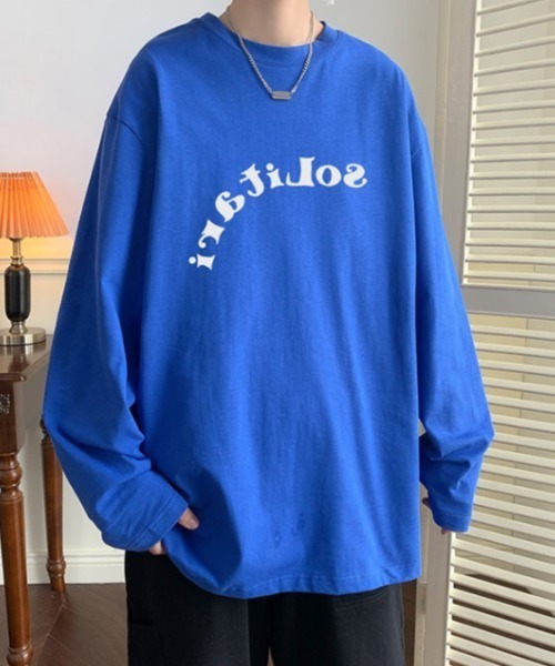 MGV（エムジーヴィー）の「デザインフォントロンT（Tシャツ/カットソー・メンズ・グレー/ダークグレー/ブルー/ホワイト/ブラック・MEDIUM/LARGE/X-LARGE）」の16枚目の写真