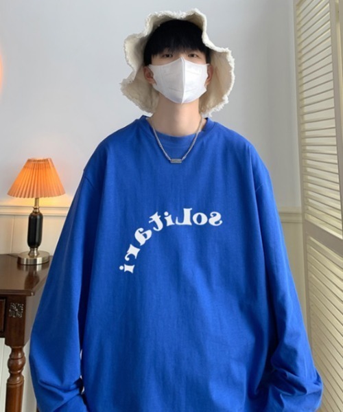 MGV（エムジーヴィー）の「デザインフォントロンT（Tシャツ/カットソー・メンズ・グレー/ダークグレー/ブルー/ホワイト/ブラック・MEDIUM/LARGE/X-LARGE）」の18枚目の写真