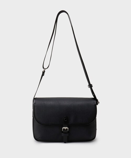 ◆PVC フラップ ショルダーバッグ