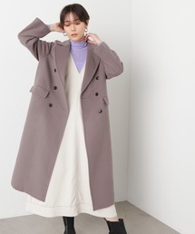 N.（N. Natural Beauty Basic） | 【横田ひかるさん着用】【S Size Line】◆ビーバーメルトンロングチェスターコート(チェスターコート)