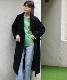 N.（N. Natural Beauty Basic） | 【横田ひかるさん着用】【S Size Line】◆ビーバーメルトンロングチェスターコート(チェスターコート)