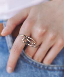 <by Preek>ダブル ウェーブ リング