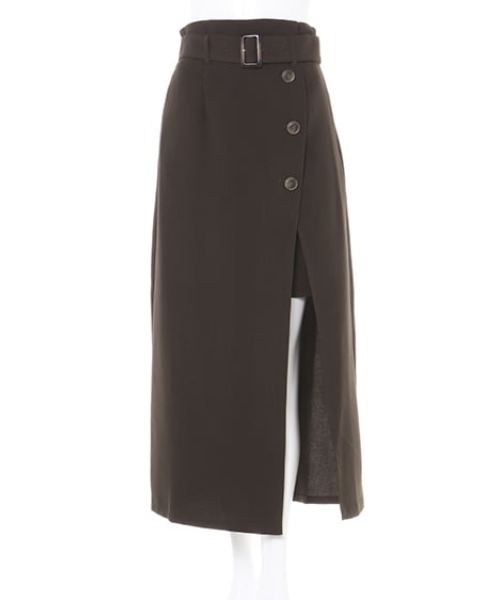 INGNI(イング)の「共ベルト付スリットナロースカート(スカート・レディース・ブラウン系その他2/ライトベージュ/ブラック/ブラウン・FREE)」の17枚目の写真