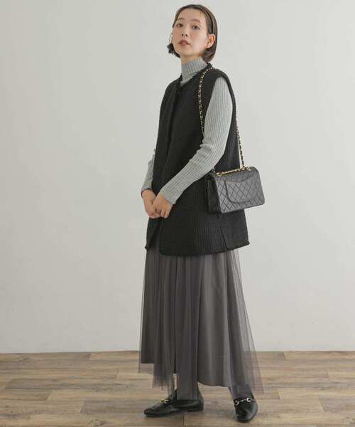 『VERY11月号掲載』FbyROSSOウールツイードジレ