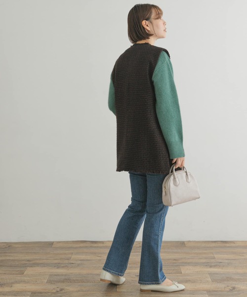 F by ROSSO（エフバイロッソ）の「F by ROSSO　ウールツイードジレ（その他アウター・レディース・ブラック/ブラウン・FREE）」の20枚目の写真