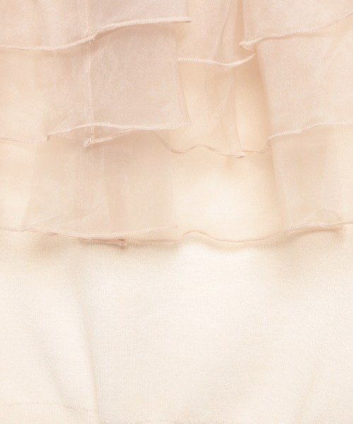 EIMY ISTOIRE(エイミーイストワール)の「ブルーミーフリルニットプルオーバー(ニット/セーター・レディース・ピンク/グレー/アイボリー/ブラック/ブラウン・FREE)」の18枚目の写真