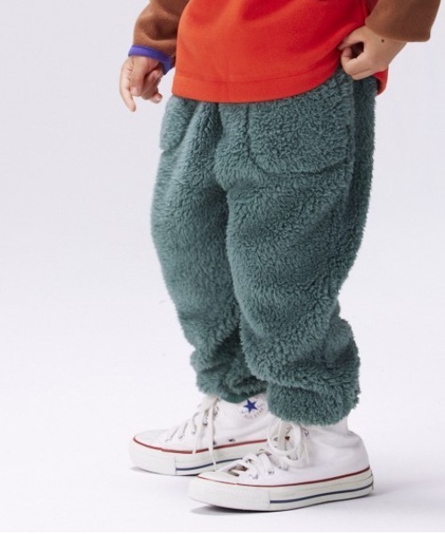 BIG FIELD(ビッグフィールド)の「ボアフリースパンツ(80~150cm)(その他パンツ・キッズ・ブラウン/カーキ/ブラック/ブルー・80/90/95/100/110/120/130/140/150)」の3枚目の写真